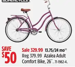 Canadian Tire SUPERCYCLE Azalea Adult Comfort Bike, 26˝ offer