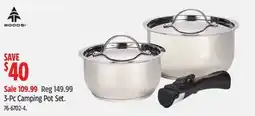 Canadian Tire 3-Pc Camping Pot Set offer