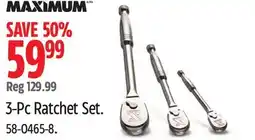 Canadian Tire 3-Pc Ratchet Set offer