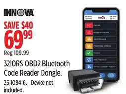 Canadian Tire Innova 321ORS OBD2 Bluetooth Code Reader Dongle offer