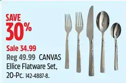 Canadian Tire CANVAS Ellice Flatware Set offer