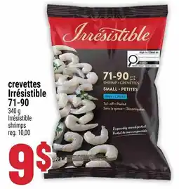 Marché Adonis Irrésistible crevettes 71-90 offer