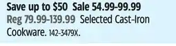 Canadian Tire Paderno Selected Cast-Iron Cookware offer
