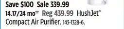 Canadian Tire Dyson HushJet Compact Air Purifier offer