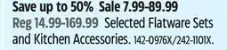 Canadian Tire Kamenstein Selected Flatware Sets and Kitchen Accessories offer