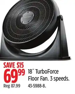 Canadian Tire 18 TurboForce Floor Fan offer