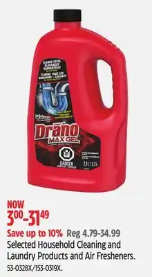 Canadian Tire Selected Household Cleaning and Laundry Products and Air Fresheners offer