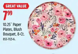 Canadian Tire 10.25 Paper Plates offer
