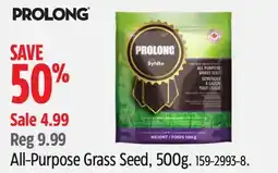 Canadian Tire Prolong All-Purpose Grass Seed offer