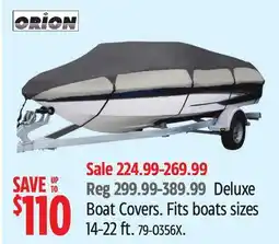 Canadian Tire Deluxe Boat Covers. Fits boats sizes 14-22 ft offer
