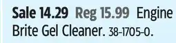 Canadian Tire Gunk Engine Brite Gel Cleaner offer