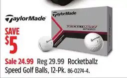 Canadian Tire TaylorMade Rocketballz Speed Golf Balls offer