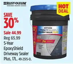 Canadian Tire 5-Year EpoxyShield Driveway Sealer Plus offer