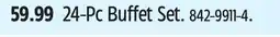 Canadian Tire 24-Pc Buffet Set offer