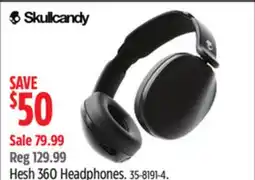Canadian Tire Skullcandy Hesh 360 Headphones offer