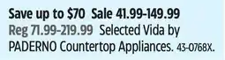Canadian Tire Selected Vida by PADERNO Countertop Appliances offer