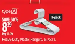 Canadian Tire Heavy-Duty Plastic Hangers offer