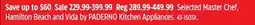 Canadian Tire Selected Master Chef, Hamilton Beach and Vida by PADERNO Kitchen Appliances offer