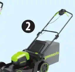 Canadian Tire Greenworks 60V Push Mower, 17 with 4Ah Battery offer