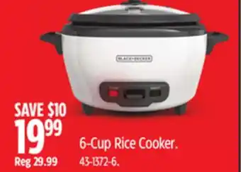 Canadian Tire 6-Cup Rice Cooker offer