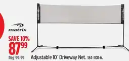 Canadian Tire Matrix Adjustable 10 Driveway Net offer