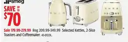 Canadian Tire Selected Kettles, 2-Slice Toasters and Coffeemaker offer