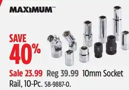 Canadian Tire Maximum 10mm Socket Rail offer