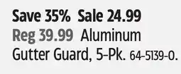 Canadian Tire Modern Homes Aluminum Gutter Guard offer