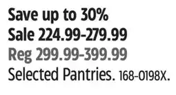 Canadian Tire Sauder Selected Pantries offer