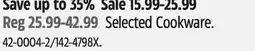 Canadian Tire Master Chef Selected Cookware offer