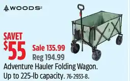 Canadian Tire Woods Adventure Hauler Folding Wagon offer