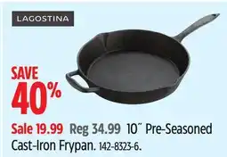 Canadian Tire 10 Pre-Seasoned Cast-Iron Frypan offer