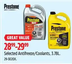 Canadian Tire Selected Antifreeze/Coolants offer