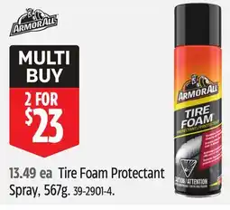 Canadian Tire ArmorAll Tire Foam Protectant Spray offer