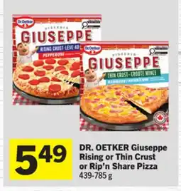 Foodland Giuseppe Rising or Thin Crust or Rip'n Share Pizza offer