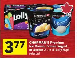 Foodland Premium Ice Cream, Frozen Yogurt or Sorbet offer