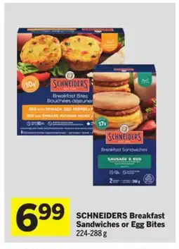 Foodland Breakfast Sandwiches or Egg Bites offer