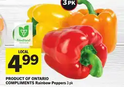 Foodland COMPLIMENTS Rainbow Peppers offer