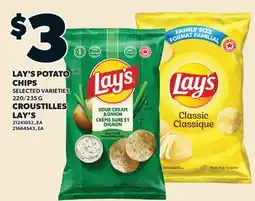Valu-mart CROUSTILLES LAY'S, 220/235 G offer