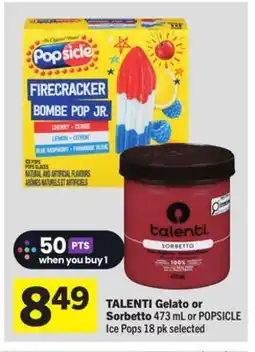 Foodland Gelato or Sorbetto offer