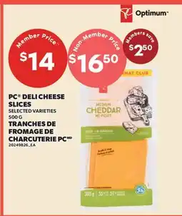 Valu-mart TRANCHES DE FROMAGE DE CHARCUTERIE PC offer