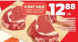 Valu-mart BIFTECK DE CÔTE DE BŒUF DÉSOSSÉ offer