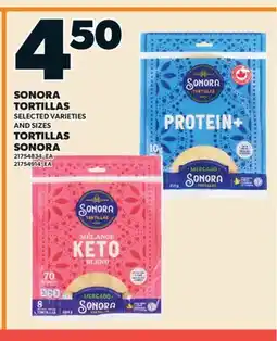 Valu-mart TORTILLAS SONORA offer