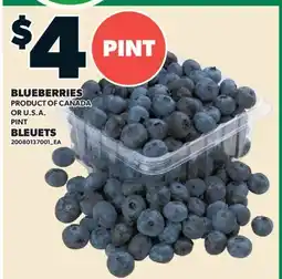 Valu-mart BLEUETS, PINT offer