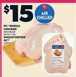 Valu-mart POULET ENTIER PC, UP TO offer