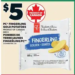 Valu-mart POMMES DE TERRE JAUNES FINGERLING PC offer
