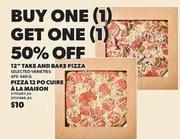 Valu-mart PIZZA 12 PO CUIRE À LA MAISON offer