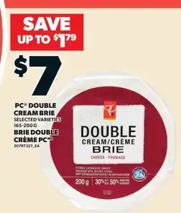 Valu-mart BRIE DOUBLE CRÈME PC offer