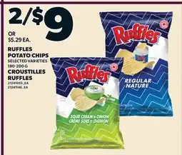 Valu-mart CROUSTILLES RUFFLES offer