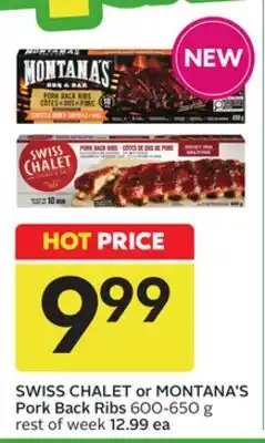 Sobeys Pork Back Ribs offer